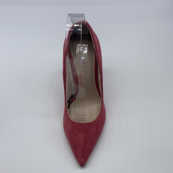 H&M - Raspberry Pink Suede Like Heels Size 36 or 5.5 - Picture 9 of 16